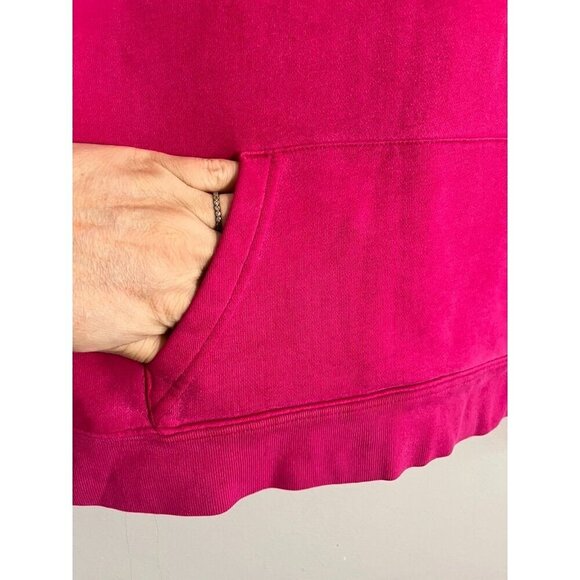 Retro Hoodie Sweatshirt Gap Pink M Preppy Classic Chic Y2K Grunge Neutral 90s - Picture 4 of 9